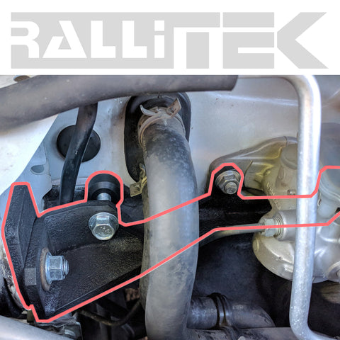 RalliTEK Clutch Master Cylinder Brace - WRX & STI 2008-2014 / Impreza 2008-2011