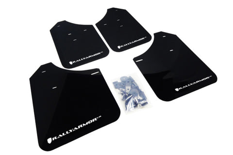 Rally Armor - Subaru 02-07 WRX/STI/RS/2.5i  - (Basic Black Mud Flap w/ White Logo)