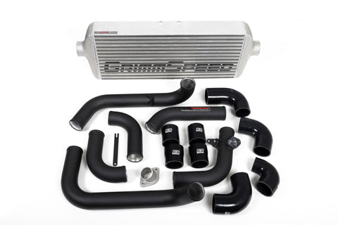 GrimmSpeed - Subaru 08-14 WRX - Front Mount Intercooler Kit (Raw Core / Black Pipe)