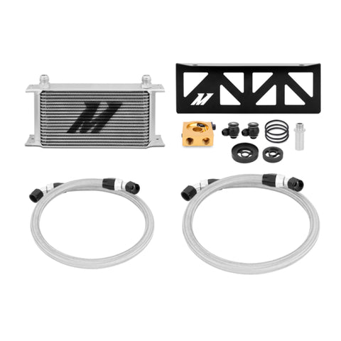 Mishimoto Subaru 13-20 BRZ - Thermostatic Powder-coated Oil Cooler Kit - (Silver Core)