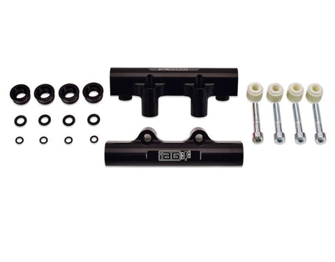 IAG - Subaru 04-06 STI/05-07 LGT/04-05 FXT - Side Feed To Top Feed Fuel Rail Conversion Kit (Black)