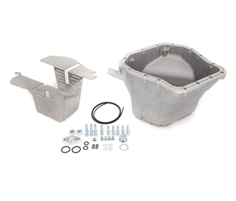 IAG - Subaru 02-14 WRX/04-21 STI/05-09 LGT/OXT/04-13 FXT - EJ Street Series Oil Pan w/ Removable SS Lower Baffle (Silver)