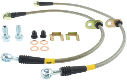 StopTech - Stainless Steel Rear Brake Lines - Subaru 08-17 STI / 13-20 BRZ