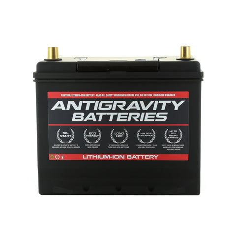 Antigravity Batteries - Group 24 Lithium Car Battery w/Re-Start (40 Ah, left-side terminal)