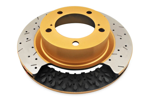 DBA 15-18 Subaru Legacy 2.5i Front Drilled & Slotted Street Series Rotor