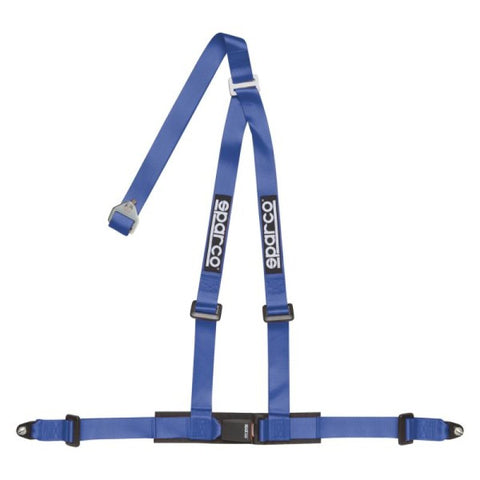 Sparco - 2-Inch, 3Pt Bolt-In Saftey Harness - (Blue)