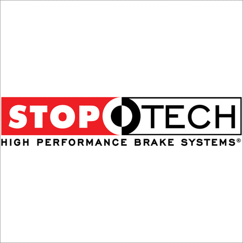 StopTech 13 Subaru BRZ BBK Rear ST-22 Black Calipers 345x28mm Drilled Rotors