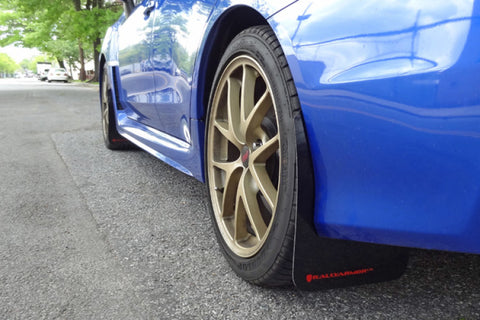 Rally Armor - Subaru 15-21 WRX & STi - Urethane Mud Flaps (Black w/ Gray Logo)