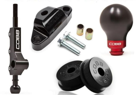 Cobb Subaru 02-07 WRX 5MT Stage 1+ Drivetrain Package w/ Wide Barrel Shifter - (Stealth Black knob)