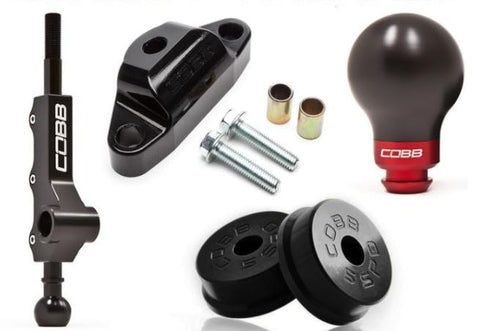 Cobb Subaru 02-07 WRX 5MT Stage 1+ Drivetrain Package w/ Factory Short Shifter - (Race Red knob)