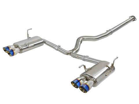 aFe Takeda 3in 304 SS Cat-Back Exhaust System - Fits 15-21 Subaru WRX / STI