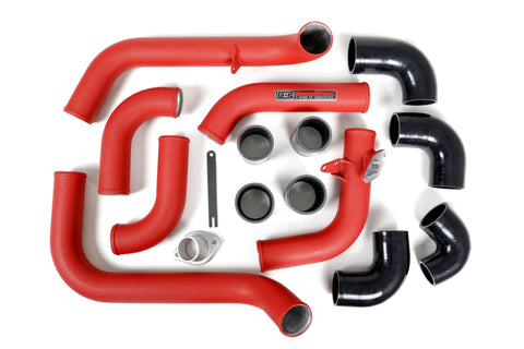 GrimmSpeed - Subaru 08-14 WRX - Front Mount Intercooler Kit (Raw Core / Red Pipe)