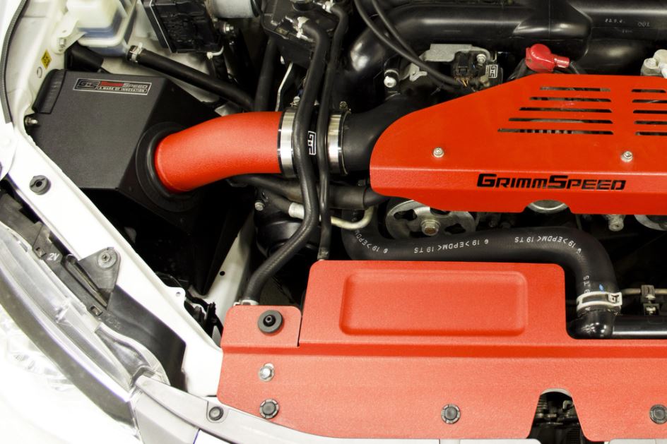 GrimmSpeed Subaru 05 09 LGT OBXT Cold Air Intake Red PREracing