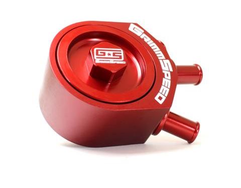 GrimmSpeed - Subaru 02-14 WRX/04-21 STI/06-08 Forster XT -  Air Oil Separator (Red)