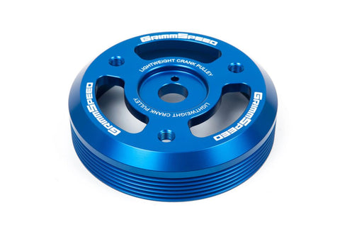 GrimmSpeed - Subaru 15-20 BRZ / 15-21 WRX - Lightweight Crank Pulley (Blue)