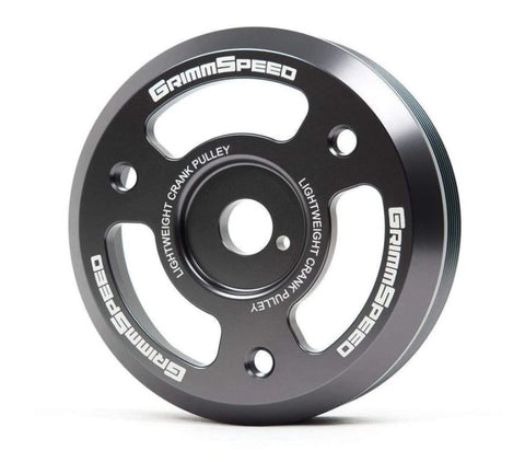 GrimmSpeed - Subaru 15-20 BRZ / 15-21 WRX - Lightweight Crank Pulley (Gunmetal)