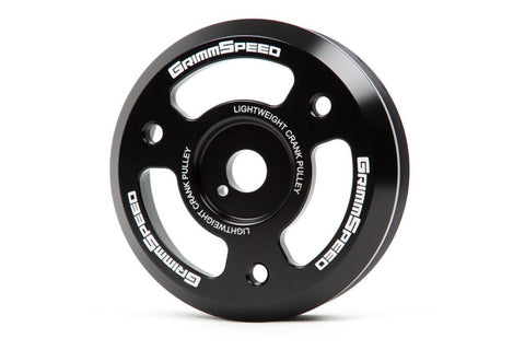 GrimmSpeed - Subaru 15-20 BRZ / 15-21 WRX - Lightweight Crank Pulley (Black)