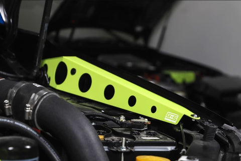 GrimmSpeed - Subaru 15-21 WRX/STI - Fender Shroud (Neon Green Powdercoat)