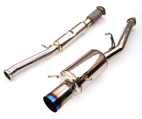 Invidia - Subaru 02-07 WRX / 04-07 STi - 76mm G200 Titanium Tip Cat-back Exhaust