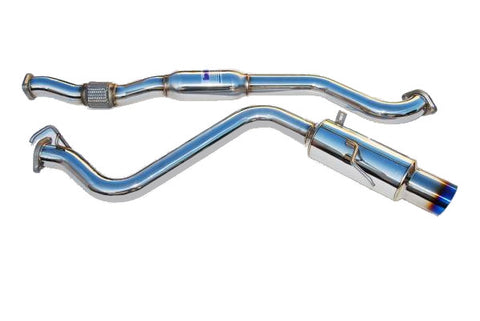 Invidia - Subaru 08-14 WRX / 09-10 Impreza GT - 76mm (101mm tip) REGULAR Titanium Tip Cat-back Exhaust