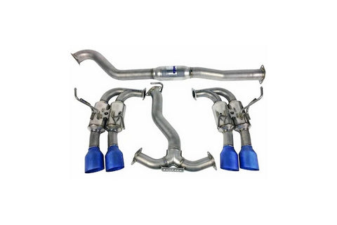 Invidia - Subaru 11-14 WRX & STi  - Gemini 80mm Full Titanium 101mm Quad Tip Cat-Back Exhaust