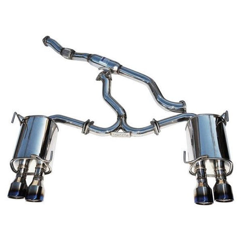 Invidia - Subaru 11-14 STI & WRX - 76mm Q300 Titanium Tip Cat-back Exhaust